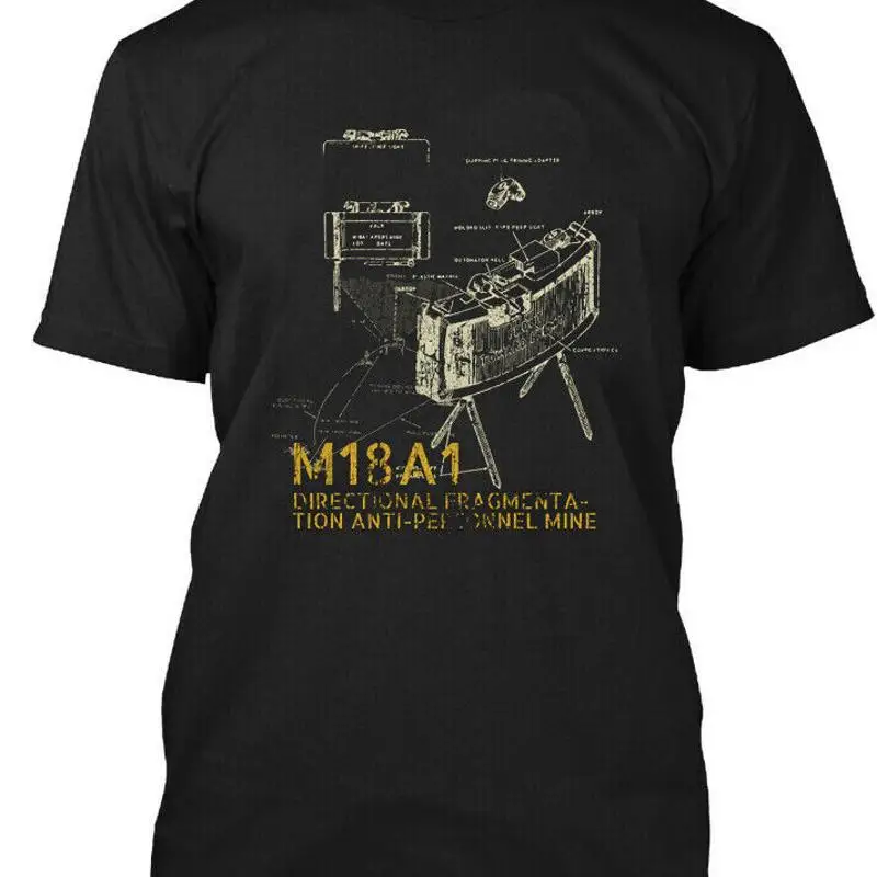 Новая ограниченная футболка M18A1 Claymore Anti Personnel Mine для мужчин и женщин, размеры от S до 5Xl Новая ограниченная футболка M18A1 Claymore Anti Personnel Mine для мужчин и женщин, размеры от S до 5Xl