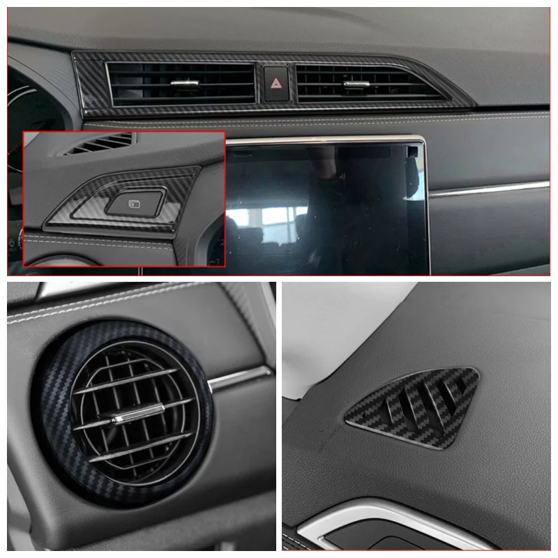 

For Mitsubishi ASX 2020 2021 2022 Interior Accessories LHD Air Conditioning Sticker AC Outlet Vent Decoration Cover Trim