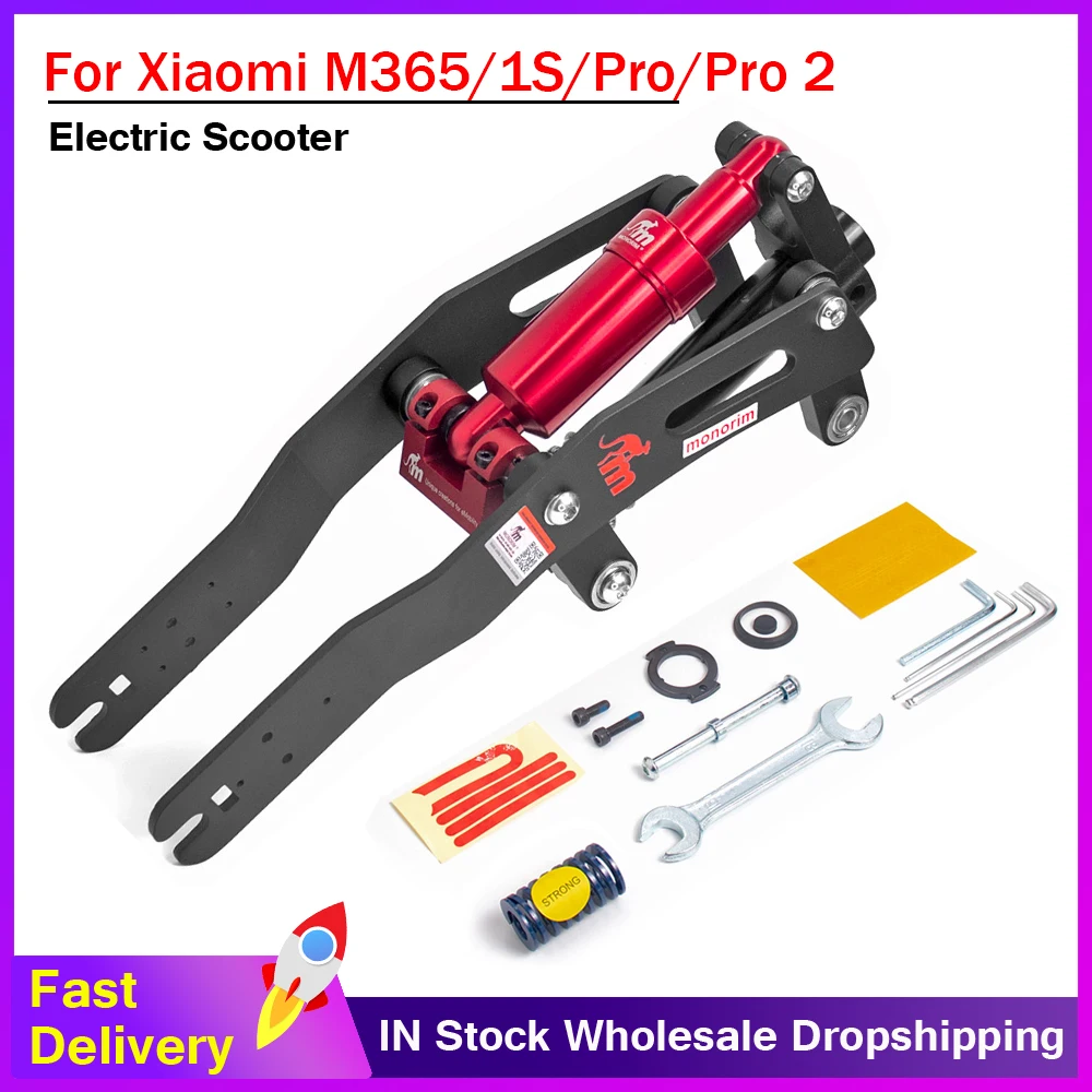 

Monorim M1 Front Tube Shock Absorption Front Suspension Kit V4.0 Modifted Part for Xiaomi M365 1S Pro Pro2 Mi3 Electric Scooter