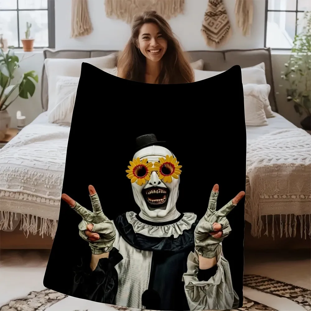 

Одеяло ужасов Art Clown — мягкий фланелевой плед