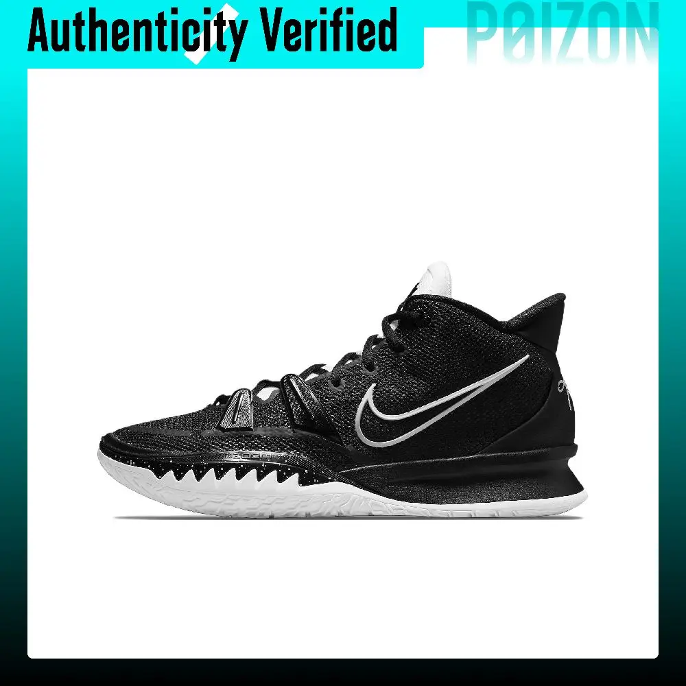 Nike Kyrie 7 Basketball Shoes Men's Mid-top Black/White DA7767-001