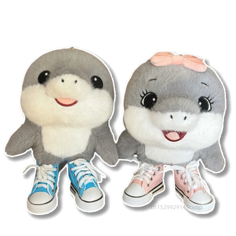 

23cm Cartoon Pop Tungtungtung Italian Brainrot Al Tralalero Tralala Shark Plush Doll With Two Legs And Shoes Shark Gift For Kids