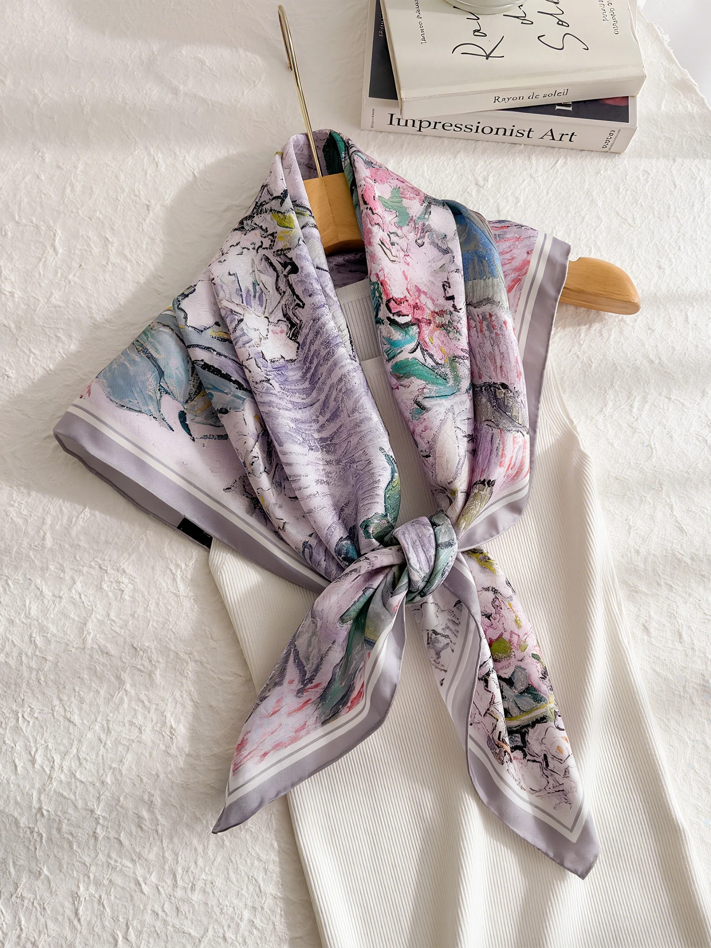 Echarpe-en-soie-violette-pour-femme-nouvelle-collection-2025-petit-chale-d'exterieur-haut-de-gamme-fin-pour-l'automne-90-cm-double-usage-sensation-de-luxe