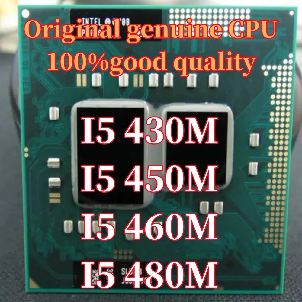 1PCS CPU I5 430M I5 450M I5 460M I5 480M riginal notebook official CPU upgrade HM55/67  chip