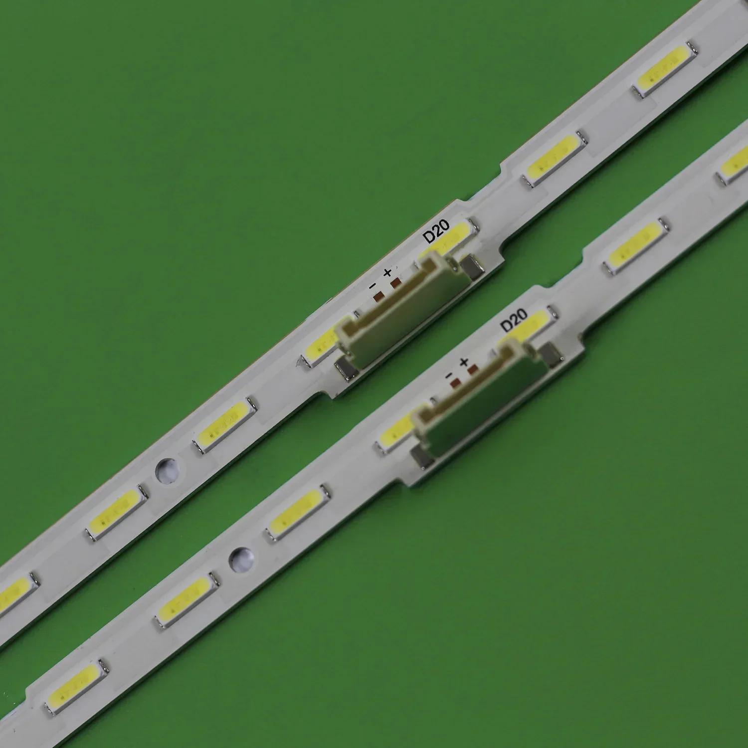 Strip LED 38 Lampu untuk Samsung UE49RU7305 AOT_49_NU7300_NU7100_2X38_3030C_d6t-2d1_19S2P Rev.v4 UE49NU7300 BN96-45953B LM41-00560A
