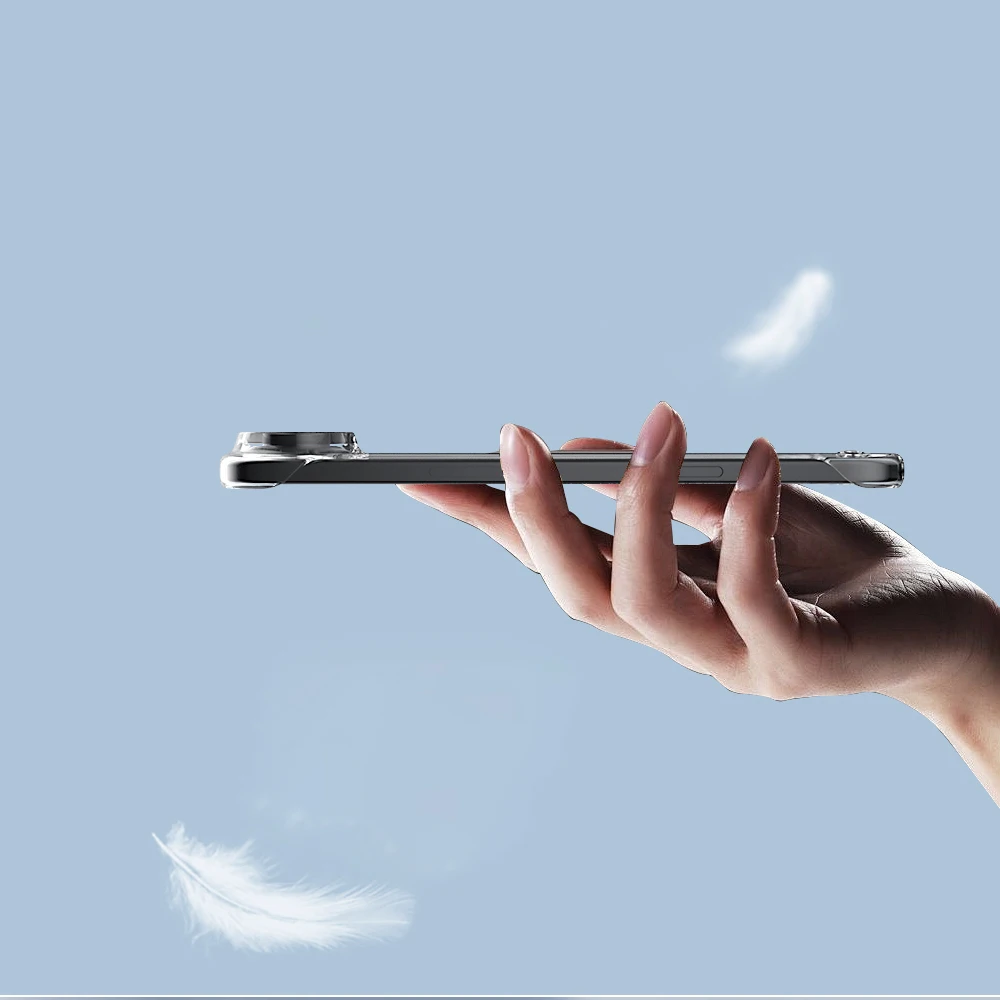 حافظة صلبة شفافة نصف حزمة من البولي كربونات لهاتف آيفون 17 برو ماكس غطاء خلفي شفاف بدون إطار غطاء رفيع للغاية لهاتف آيفون 17 برو ماكس #6