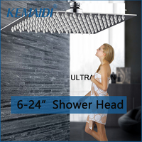 KEMAIDI 6-24 Inch Shower Head Stainless Steel Rainfall Shower Head for  Bathroom Shower Systerm Top Shower Head Sprinkler