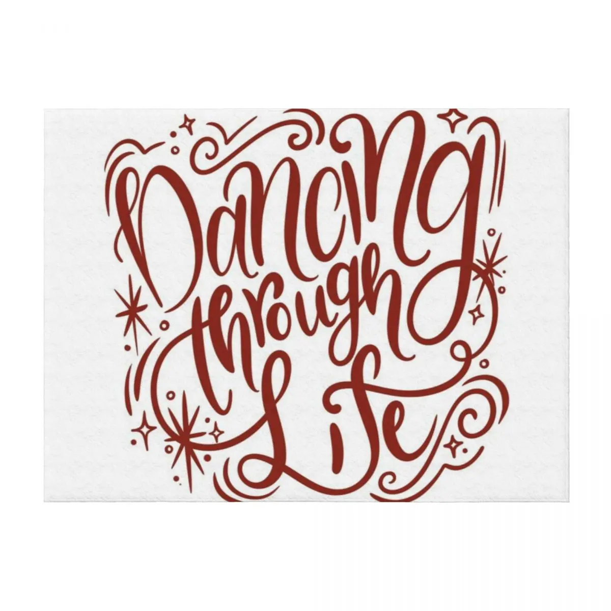 

Dancing Through Life - Wicked Throw Blanket Luxury Brand Loose Furry Decoratives Blankets