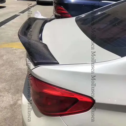 BMW 5 시리즈용 탄소 섬유 리어 스포일러, 트렁크 윙 2016-2023 FRP 허니콤 단조, G30 G38 및 M5 F90 R 스타일