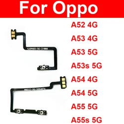 Power Volume Flex Kabel Für OPPO A52 A53 A54 A55 A55S 4G 5G Auf OFF Power Lautstärke taste Schalter Control Schlüssel Flex Band Teile