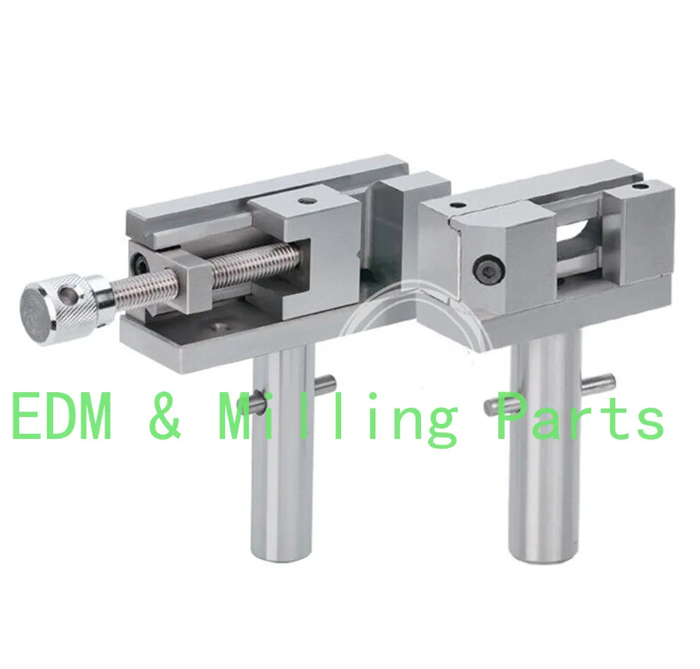 

Microde EDM Electrode Holder Vise Fixture Parallel-jaw Vice Opening 1/1.5 inch For CNC Electrode Holder Parts