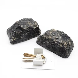 Hidden Key Safe Storage Box para casa, RV Spare Key Seguro, Criativo Hide a Rock Reality Looking Simulation Stone, Jardim ao ar livre