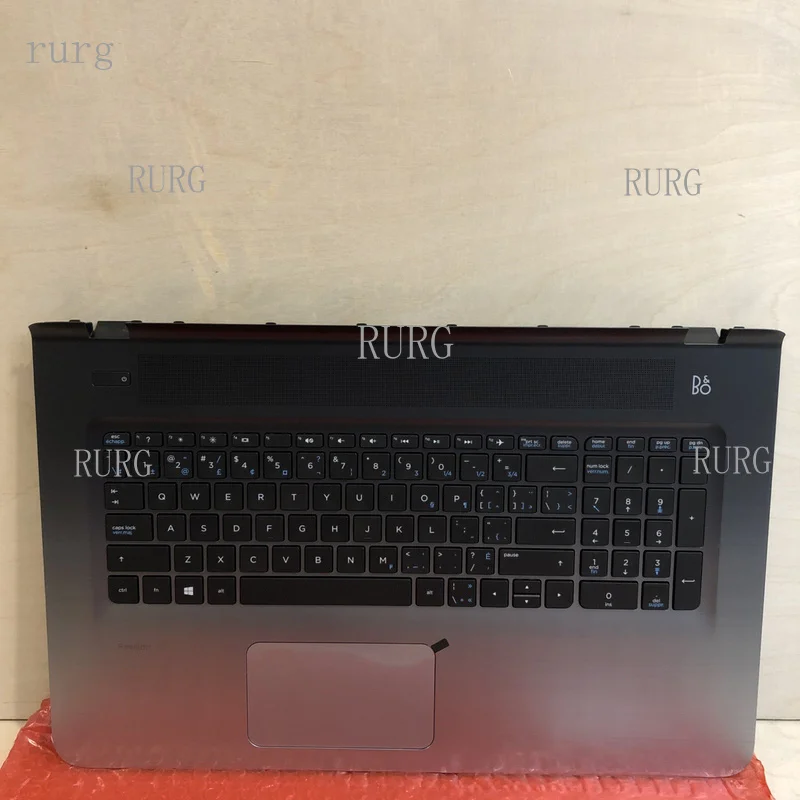 R+  for HP Pavilion 17-G 17T-G 17Z-G Keyboard Touchpad Power Button Palmrest Assembly