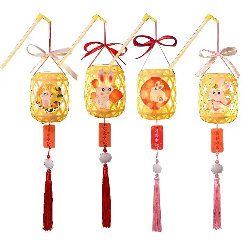 Miniature Lanterns For Crafts Beautiful Lantern Craft Kit Battery Powered Lanterns Cute Handcraft Lantern Mid Autumn Festival