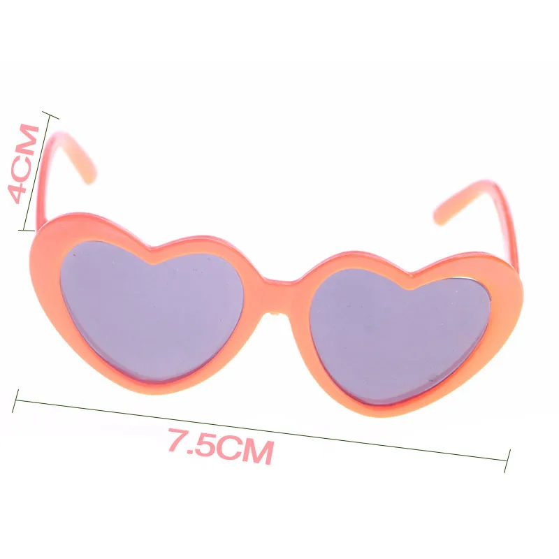 Multicolor Fashion Doll Sunglasses Glasses Accessories For 18Inch American Doll&43Cm Reborn Baby Generation Girl's DIY Eyes Toys