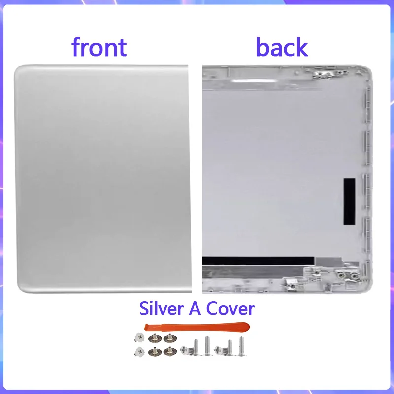 Replace Cover For 250 G7 255 G7 15-DA 15-DB DX TPN-C135 C136 LCD Rear Cover Front Frame Palm Bottom Cover hinge Silver