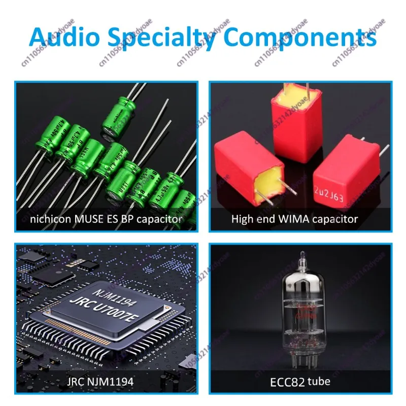 Front Discrete Components Headphone Amplifier with Remote Control
