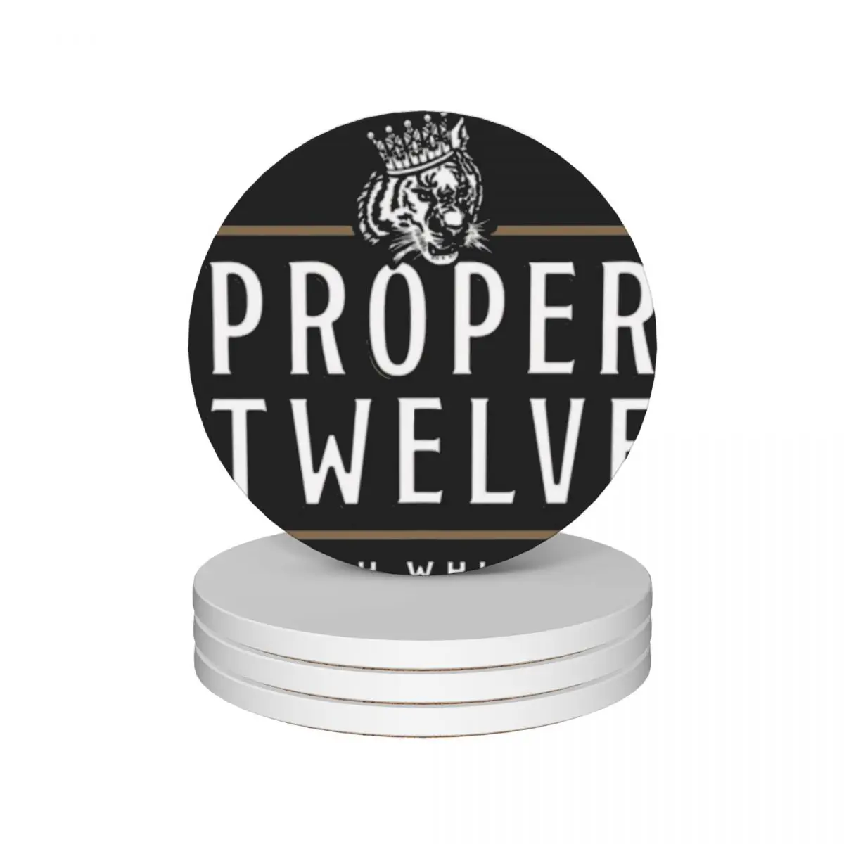 

Proper 12 Proper Twelve Irish Whiskey Ceramic Coasters (Set of 4) custom coffee teapot mat Coasters