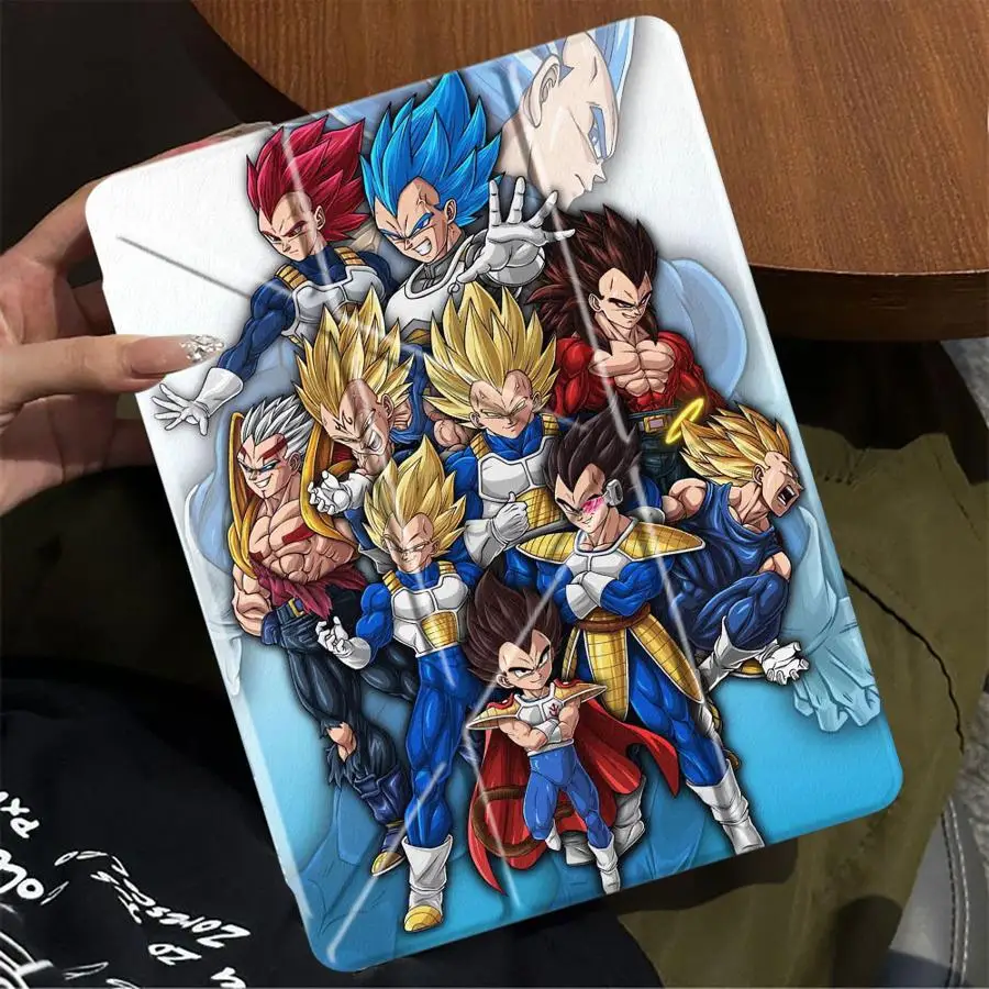 

Чехол-подставка для планшетов iPad Pro 2025, Pro 11-го, 10-го, 9-го, 8-го, 7-го поколений, 12.9 дюймов, Mini 6, 7, Air 4, 5, M3, M2, 1, 2, M4, 11 дюймов, Dragon Ball Z