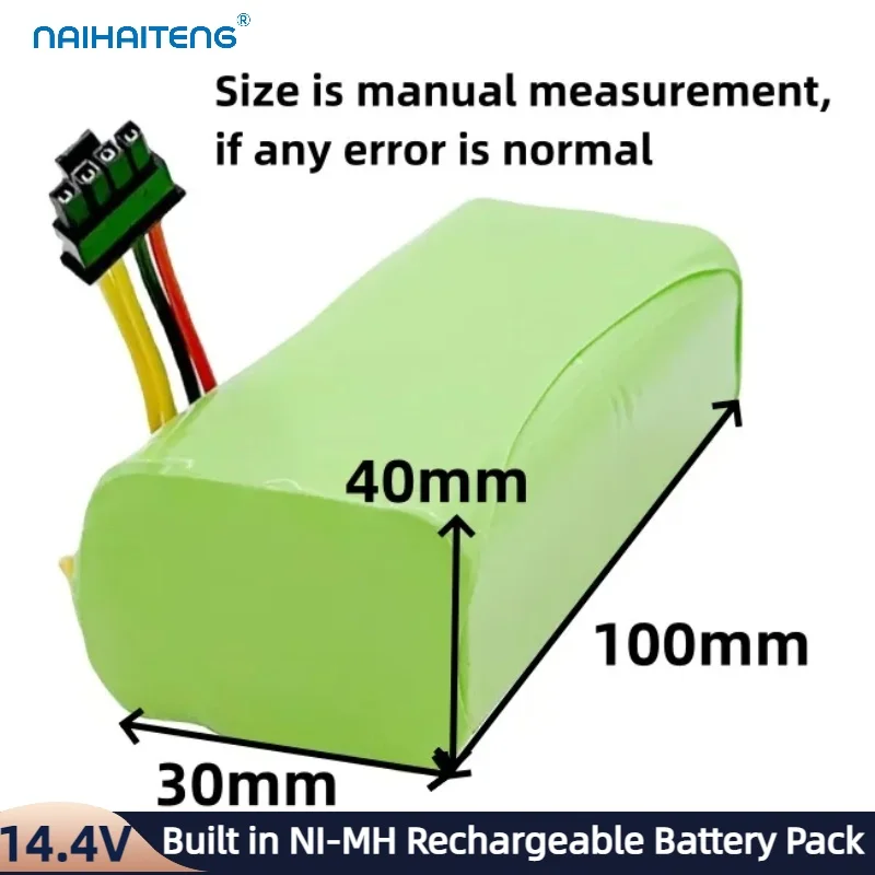 Imagem -06 - Bateria Recarregável Midea para Aspirador de pó 14.4v 14.8v 1500mah Ni-mh R1-l083b R1-l081a Festival X600 Zn605 Zn606