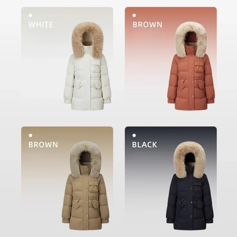 Chericom Damen-Daunenjacke, 2022, Winter, mit Kapuze, kurze Daunenmäntel, warm, Pendeln, elegante Oberbekleidung, Damenkleidung, Y309202Y