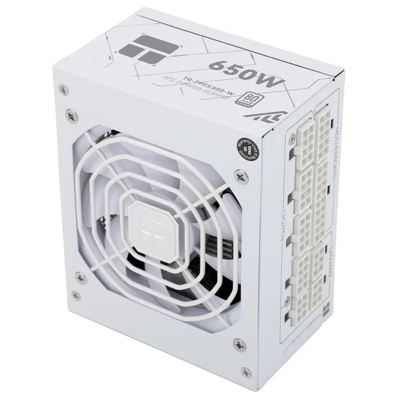 Imagem -03 - Thermalright-fonte de Alimentação do Computador Desktop Medalha de Ouro Sfx Branco Módulo Completo Fonte de Alimentação Pequena Atx3.0 Tpfx650-w 650w