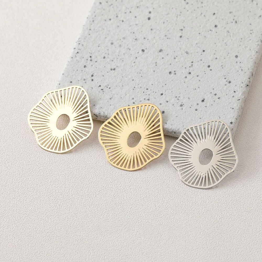 4PCS 14K Gold Plate…