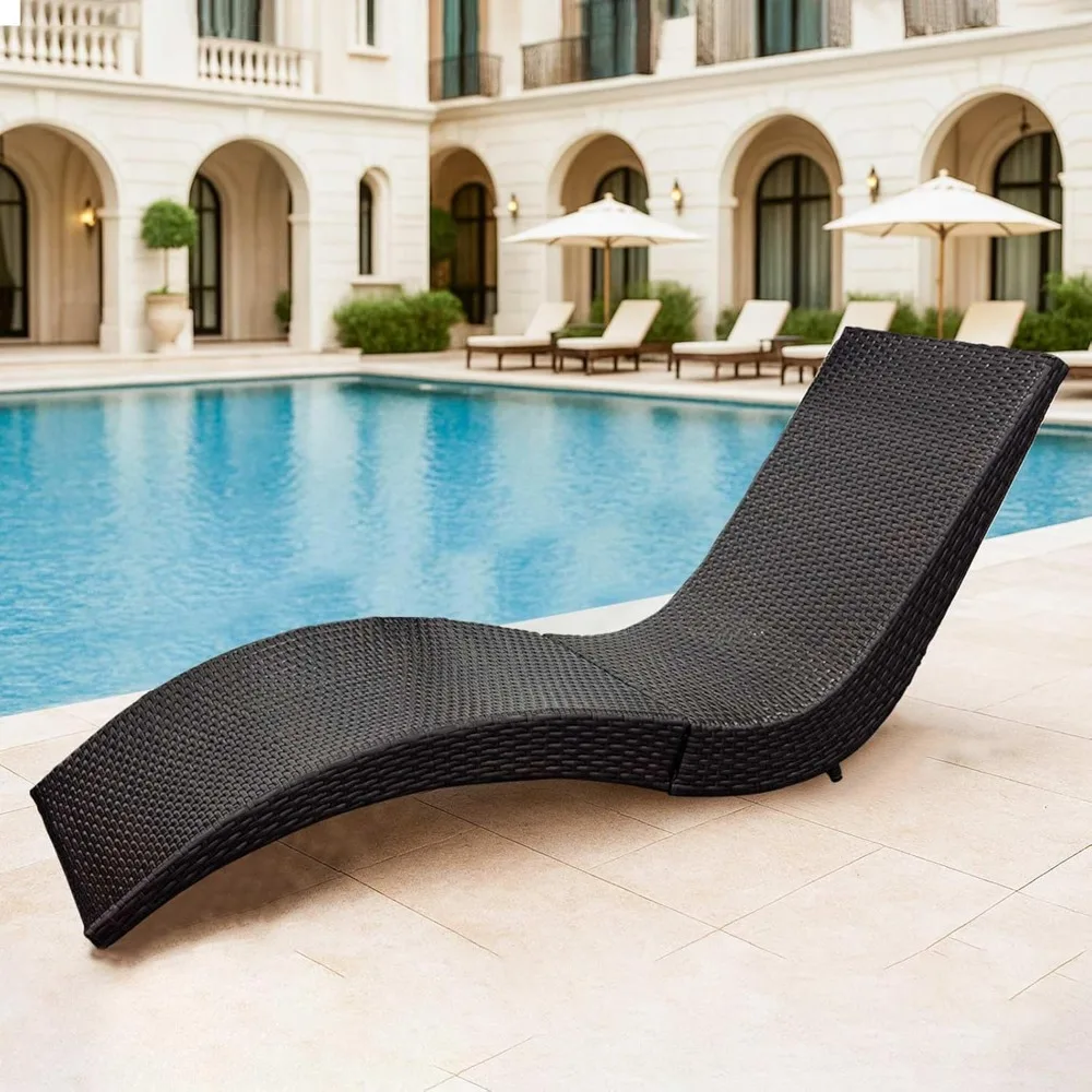 

Lounge Chair Outdoor Beach Chairs, for Adults, Waterproof and No Assembly Required, Comfortable Pool Chair