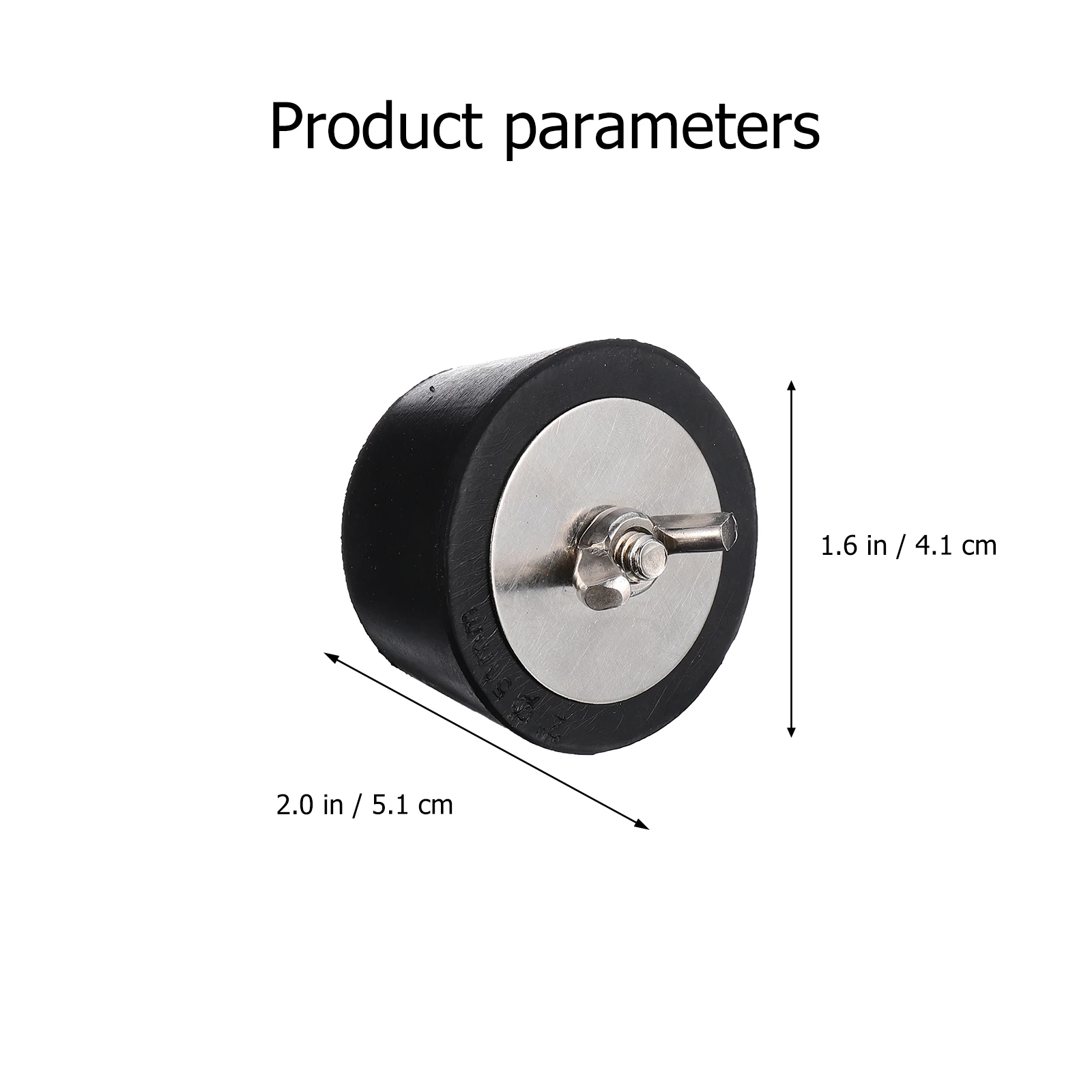 

2pcs 51Mm Winterizing Plug Durable Rubber Sealed Stainless Steel Screw Frost Protection For Pool Nozzles Swimming Pool Winter