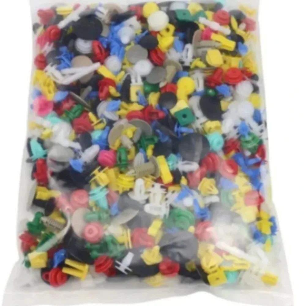 500/200/100Pcs 30 Kinds Universal Mixed Auto Fastener Car Bumper Clips Retainer Car Fastener Rivet Door Panel Liner for All Car