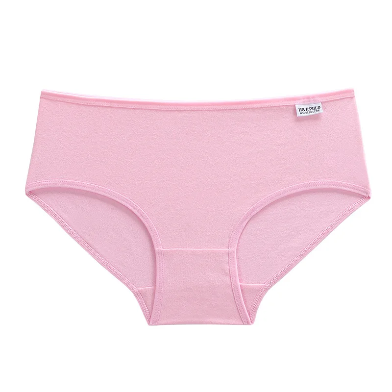 4 Stück Kinder-Baumwollhöschen, Kinderunterwäsche, Mädchen-Slips, Dessous, niedliche einfarbige Shorts, bequeme Unterhose für Teenager-Mädchen – Detail 3