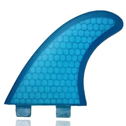 HONVI-FCS G5 Fiberglass Honeycomb Surfboard, Blue Surf Fins, tamanho M, qualidade superior, frete grátis