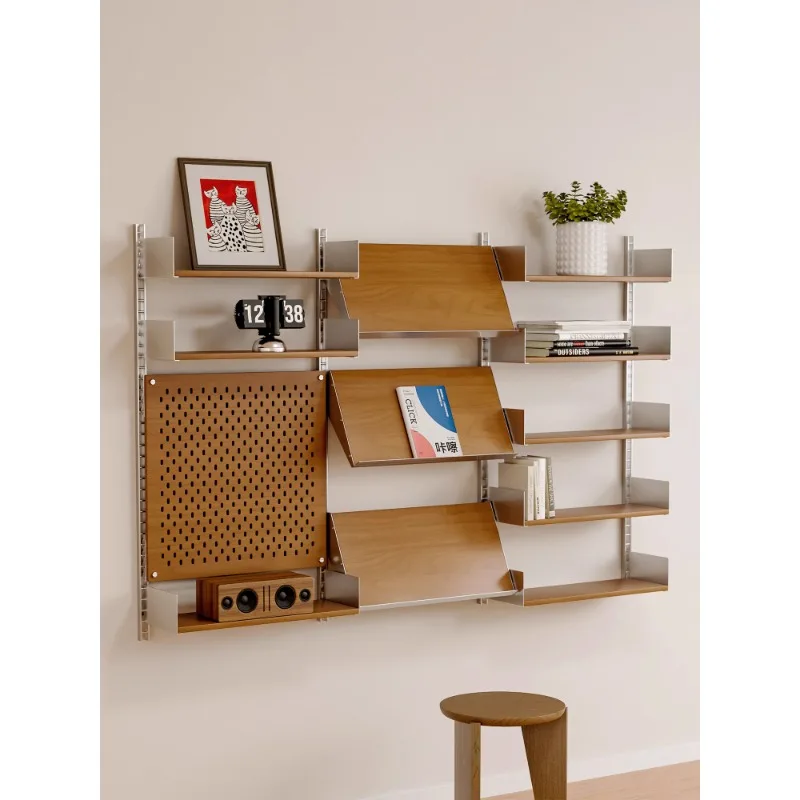 Shelf Living Room Multi-layer Storage Rack Bedroom Open Hanger Home Wall Locker