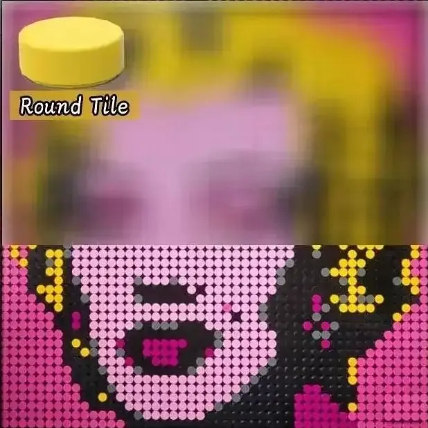 Pixel Art Painting Movie Building Blocks Set Mosaic Classic DIY Bricks Toys Wall Decorations Challenging Creative Birthday Gifts