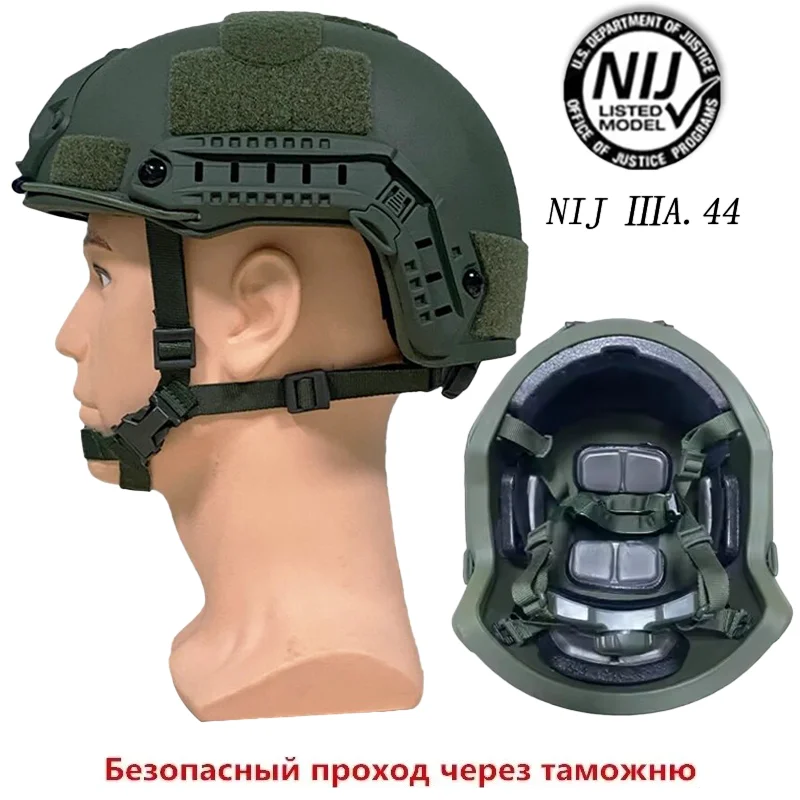 Casco tattico VELOCE di alta qualità con cuscinetto galleggiante sospeso in Kevlar e FAST Wendy |   Attrezzatura professionale da caccia all'aperto