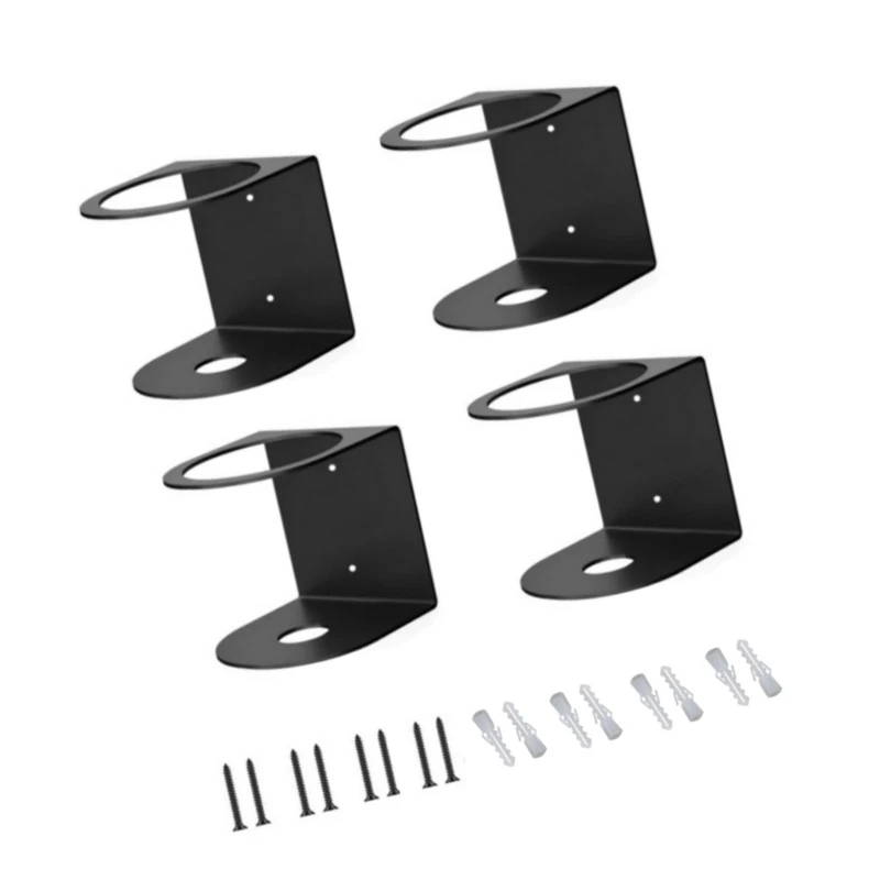 Wall Mount Sprayer Bottle Storage Rack Multipurpose Iron Sprayer Can Rack Wall Organizers for Home and Garage Storage