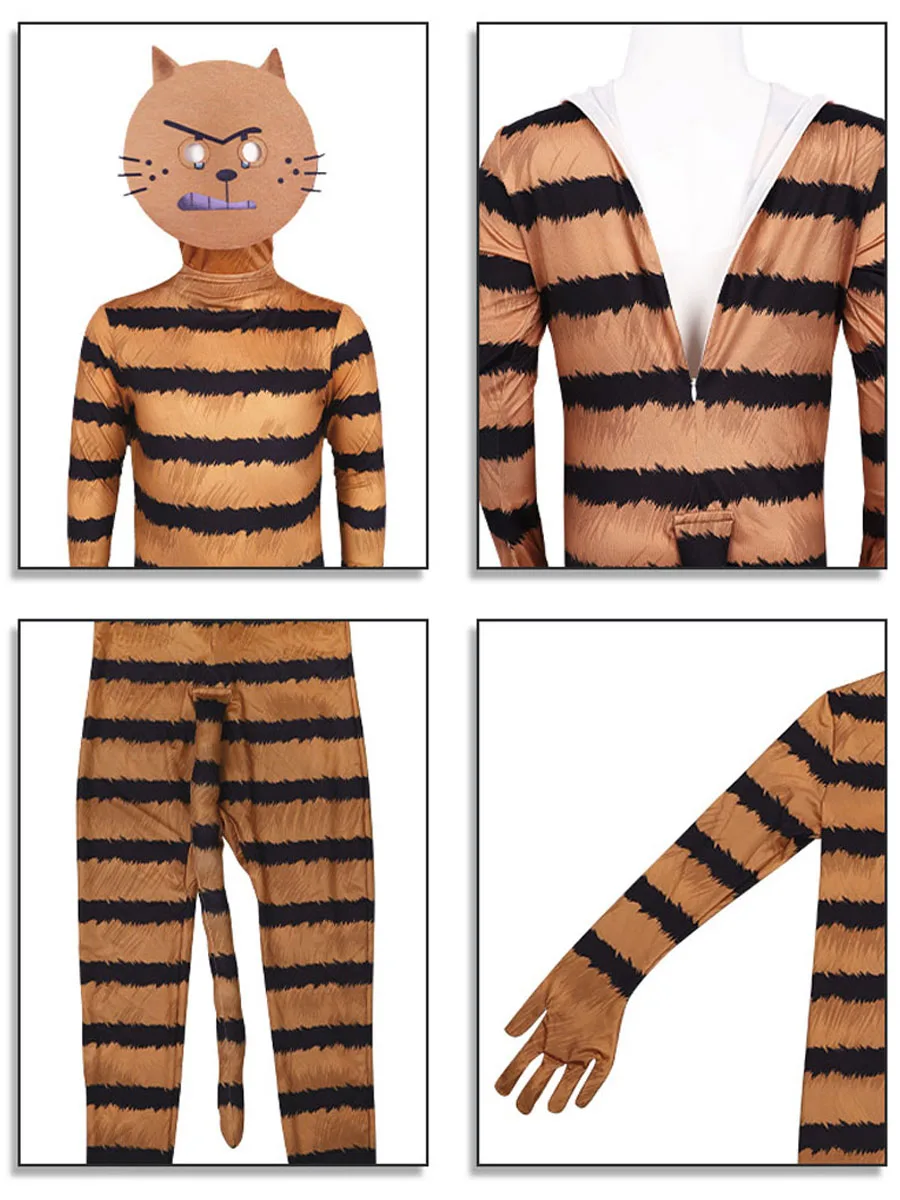ใหม่ Anime Dog Man คอสเพลย์เครื่องแต่งกายฮาโลวีน Carnival Pitti แมวนักสืบสุนัขเด็กเสื้อผ้าของขวัญการ์ตูนเครื่องแต่งกาย