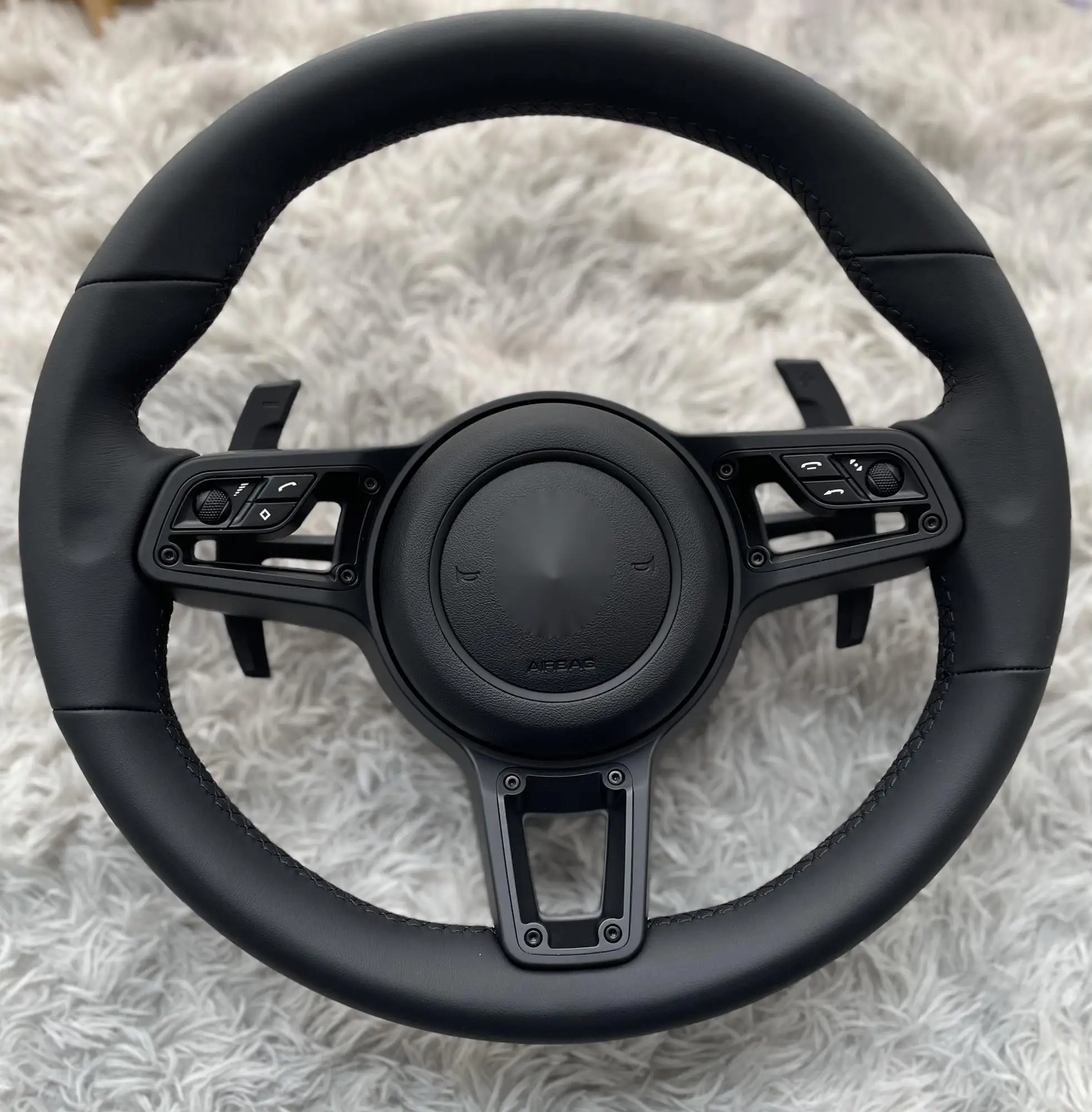 New steering wheel for Porsche Macan Cayenne Panamera Taycan 718 Cayman 991 992 911 911.2 Carrera GT2 GT2RS GT3 GT3RS GT3 RS GT4