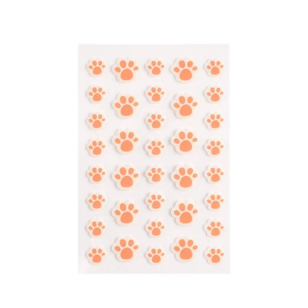 رقعة بثرة حب الشباب الغروانية المائية 36 قطعة لطيفة على شكل كفوف قطة لامتصاص حب الشباب، غير مرئية لحب الشباب D W3I3 #4