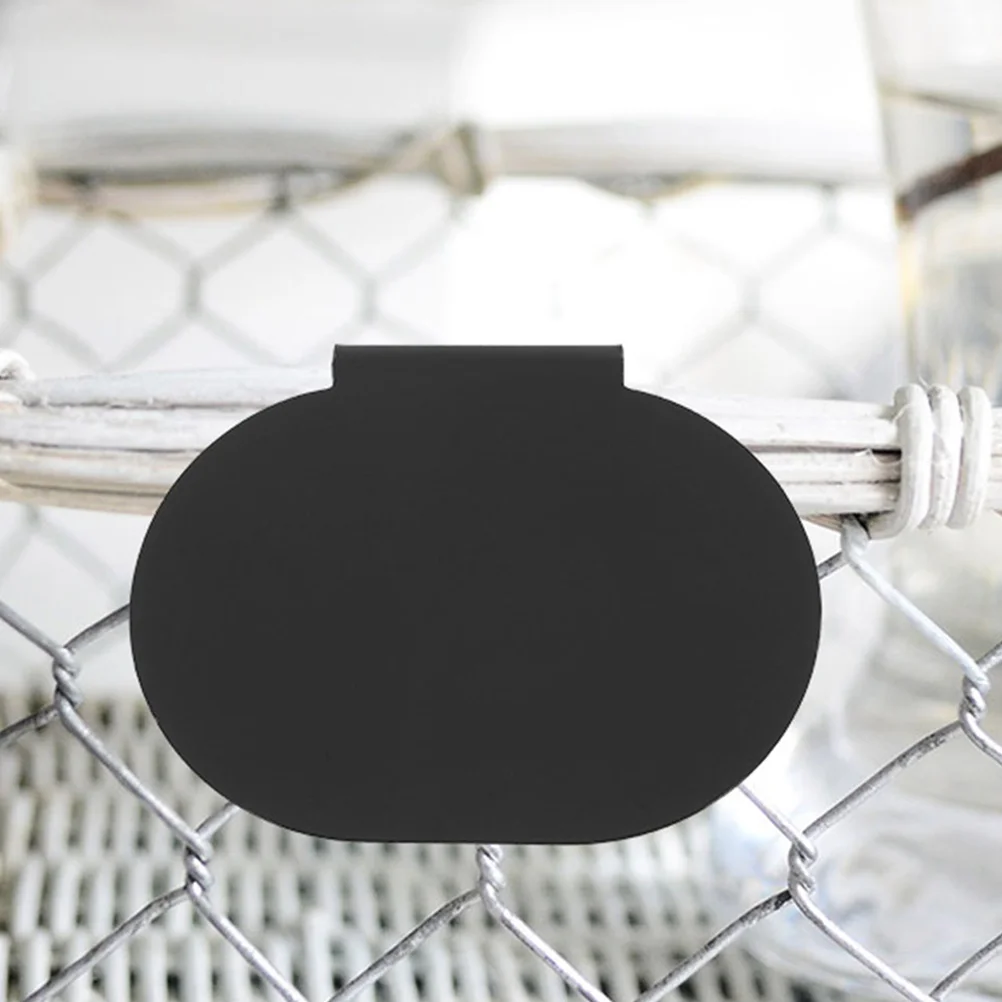 Clip on Label Merchandise Sign Holder Show Rack Labels Basket Erasable Blackboard Price Tags Clips