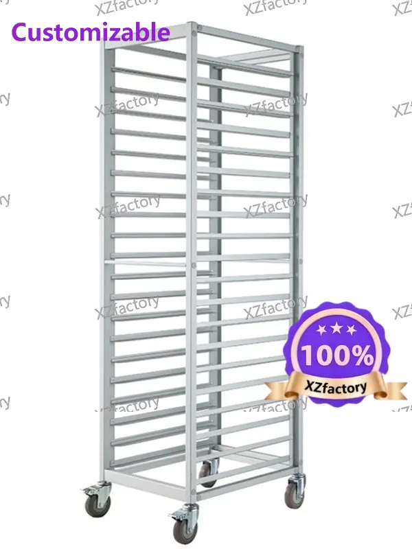 

Factory Direct 2026 Top Rated Aluminum Alloy Baking Pan Rack Car Sealed Bread Pan Rack