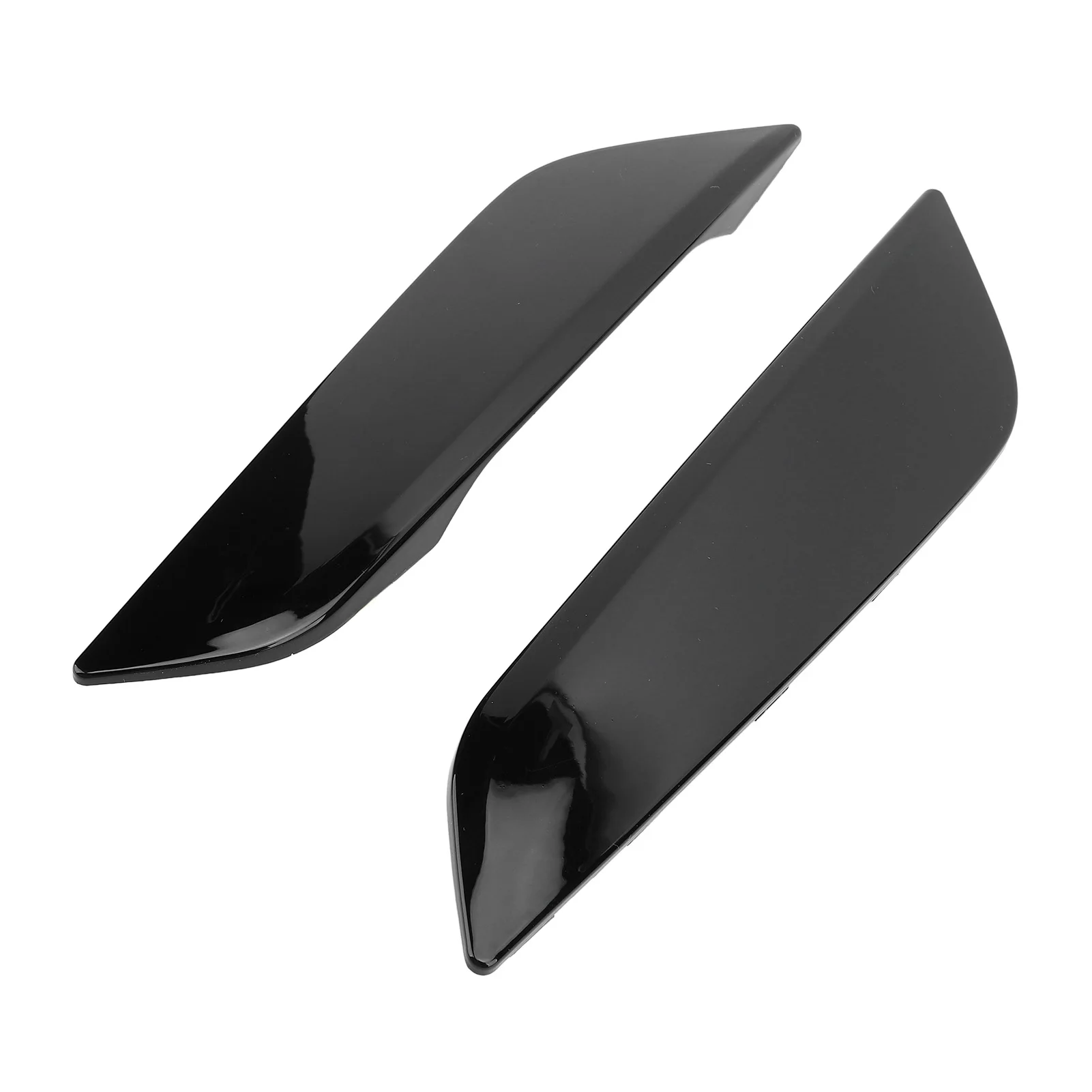 2Pcs Front Side Air Duct Trim Left Right Black Side Wing Air Outlet Cover for 5 Series G30 G31 2017 to 2023 51747439014