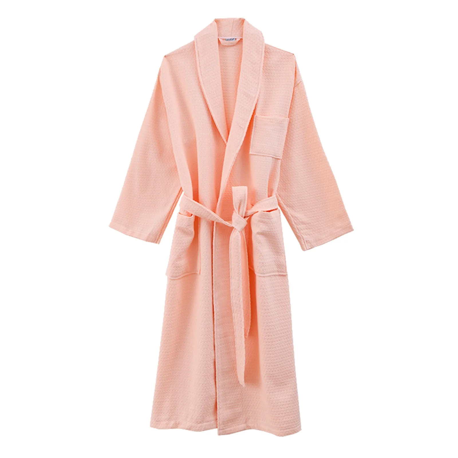 

All Four Season Unisex Absorb Water Bath Robe Womens Mans Solid Color Hotel Robes Couples Housewear Female Sleepwear Mens Robe