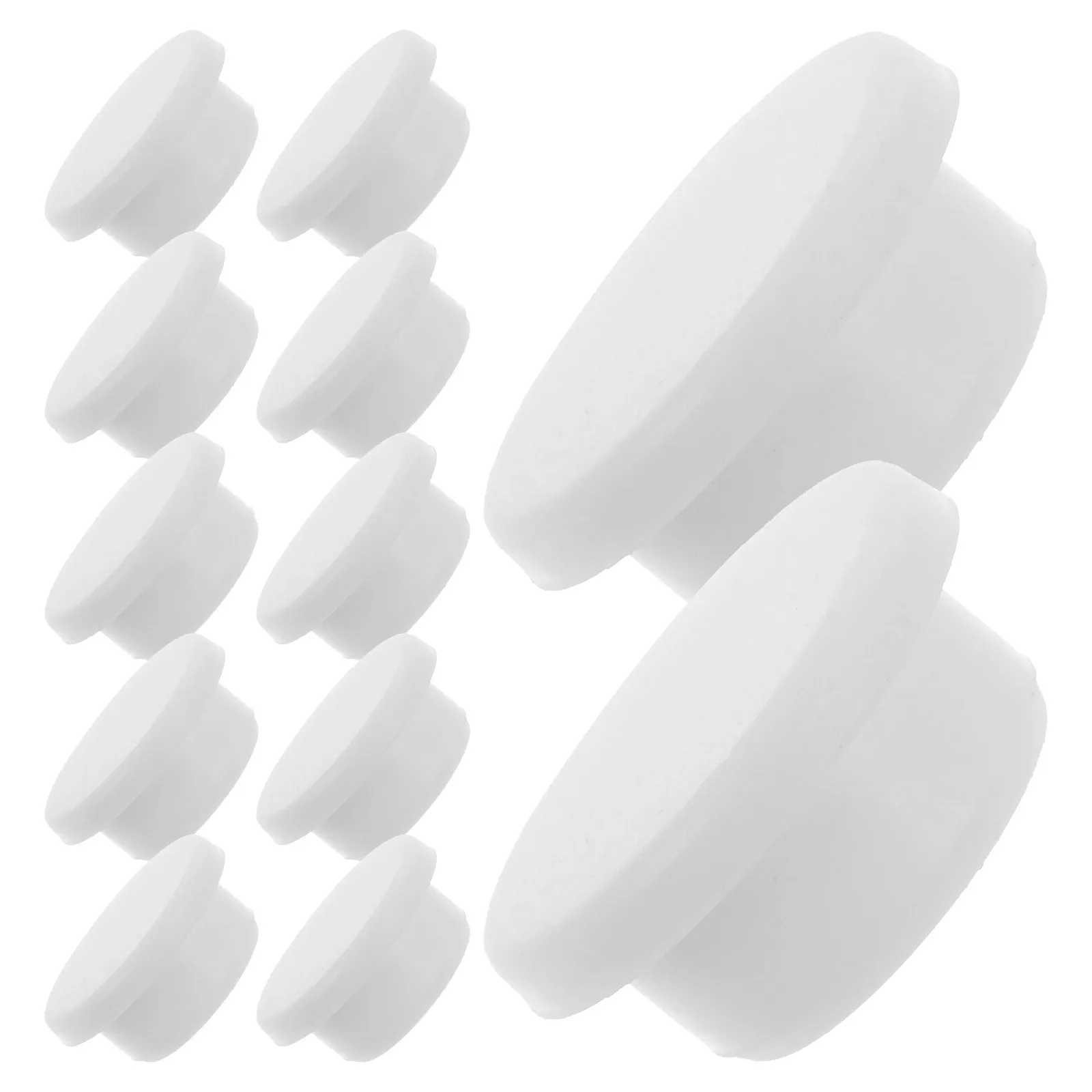 

20Pcs Silicone Sink Stopper Round Overflow Drain Caps Washbasin Bathroom Covers Effective Sealing Prevents Overflow