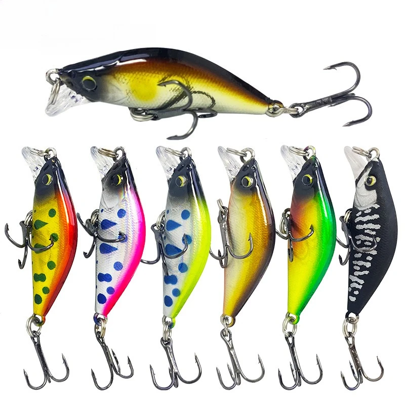 1 Stück Mikro-Sinkköder 3,5cm/3,35g Kunststoff-Kunstköder Geeignet für Süßwasserforellen und Andere Gängige Angelgeräte