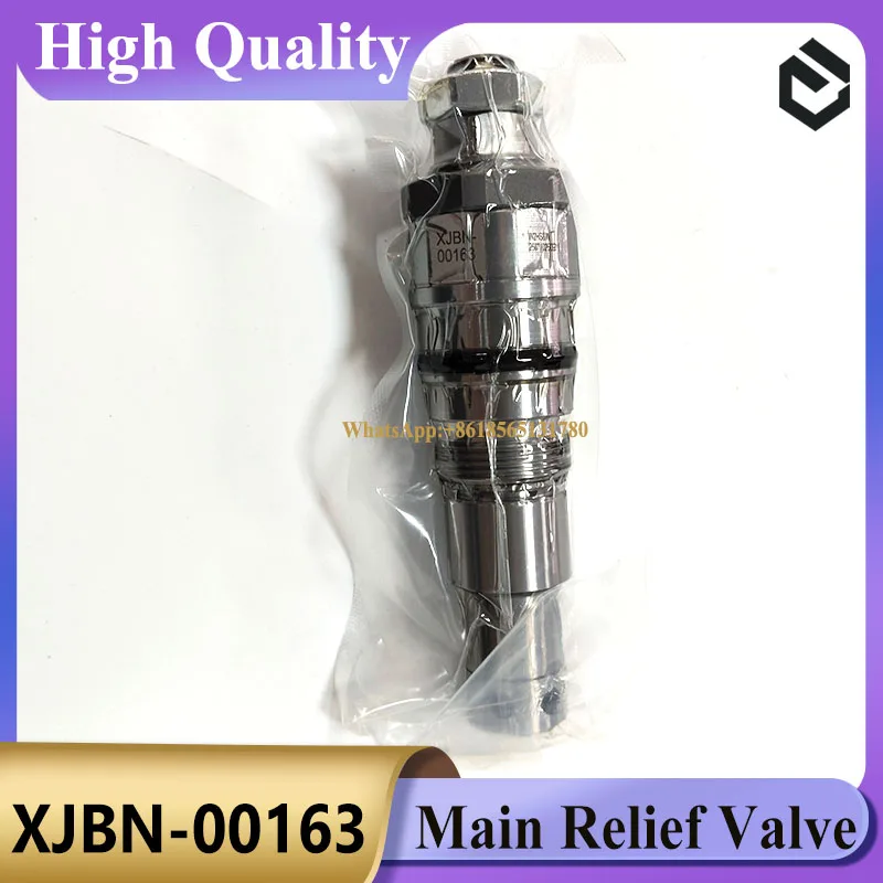 XJBN-00163 Main Relief Valve XJBN00163 Hydraulic Pressure Relief Valve for Excavator R210LC-7 R200W-7 R250LC-7 R290LC-7 R305LC-7