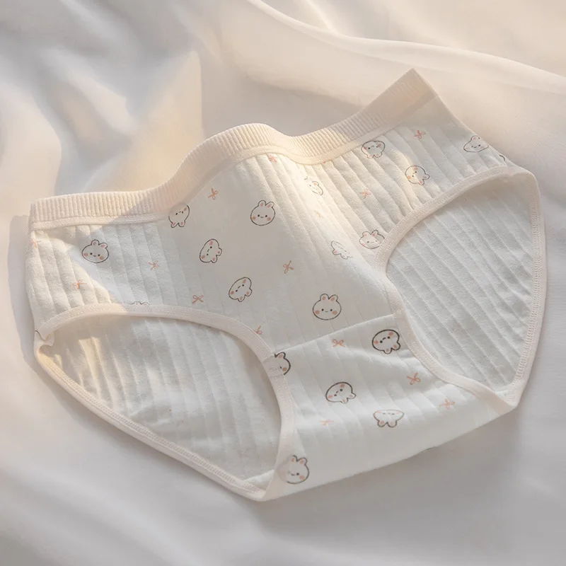 طفل أطفال بنات القطن الخالص 7A مضاد للجراثيم المنشعب الثلاثي بنطلون الأصفاد الملابس الداخلية ملابس داخلية قطنية الفتيات الملابس الداخلية الوردي #4