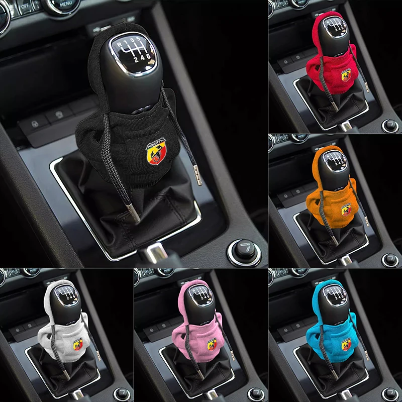 Funda Decorativa para Palanca de Cambios de Coche, para Fiat 500, Punto 124125, 500 Bravo, Stilo, Panda, Abarth, Tipo, Viaggio