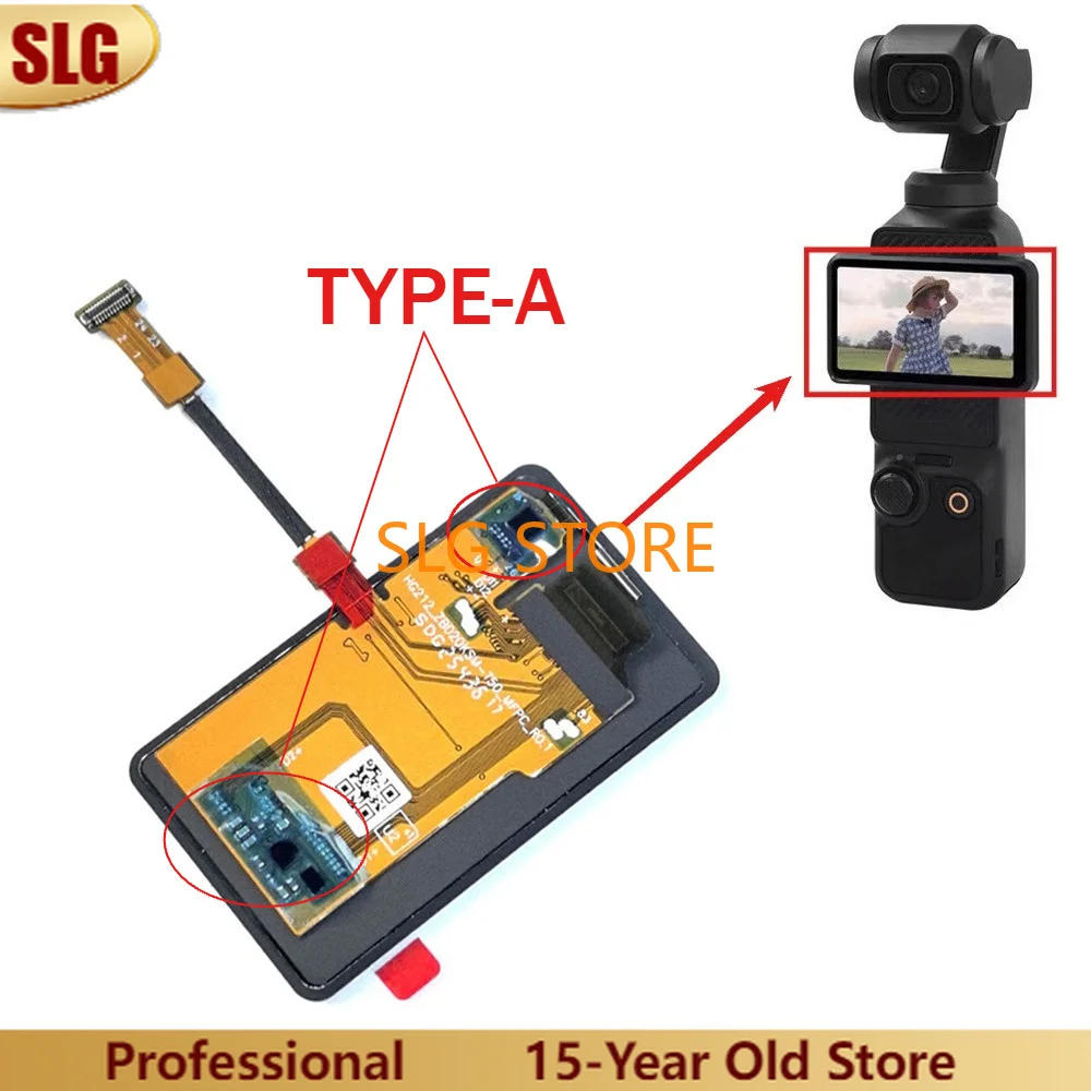 type-a-new-original-for-dji-osmo-pocket-3-pocket-3-lcd-oled-display-screen-with-bezel-assy-unit-action-camera-repair-spare-part