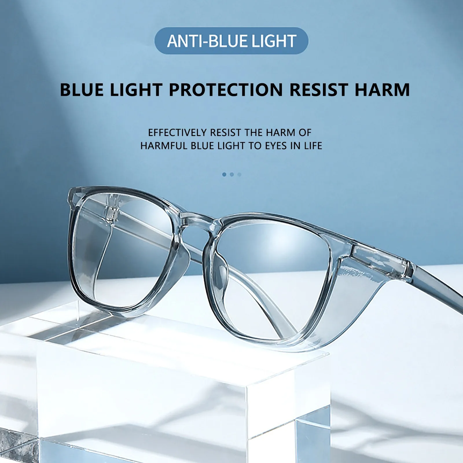 Anti-Fog Safety Glasses Classic Goggles Blue Light Blocking Glasses